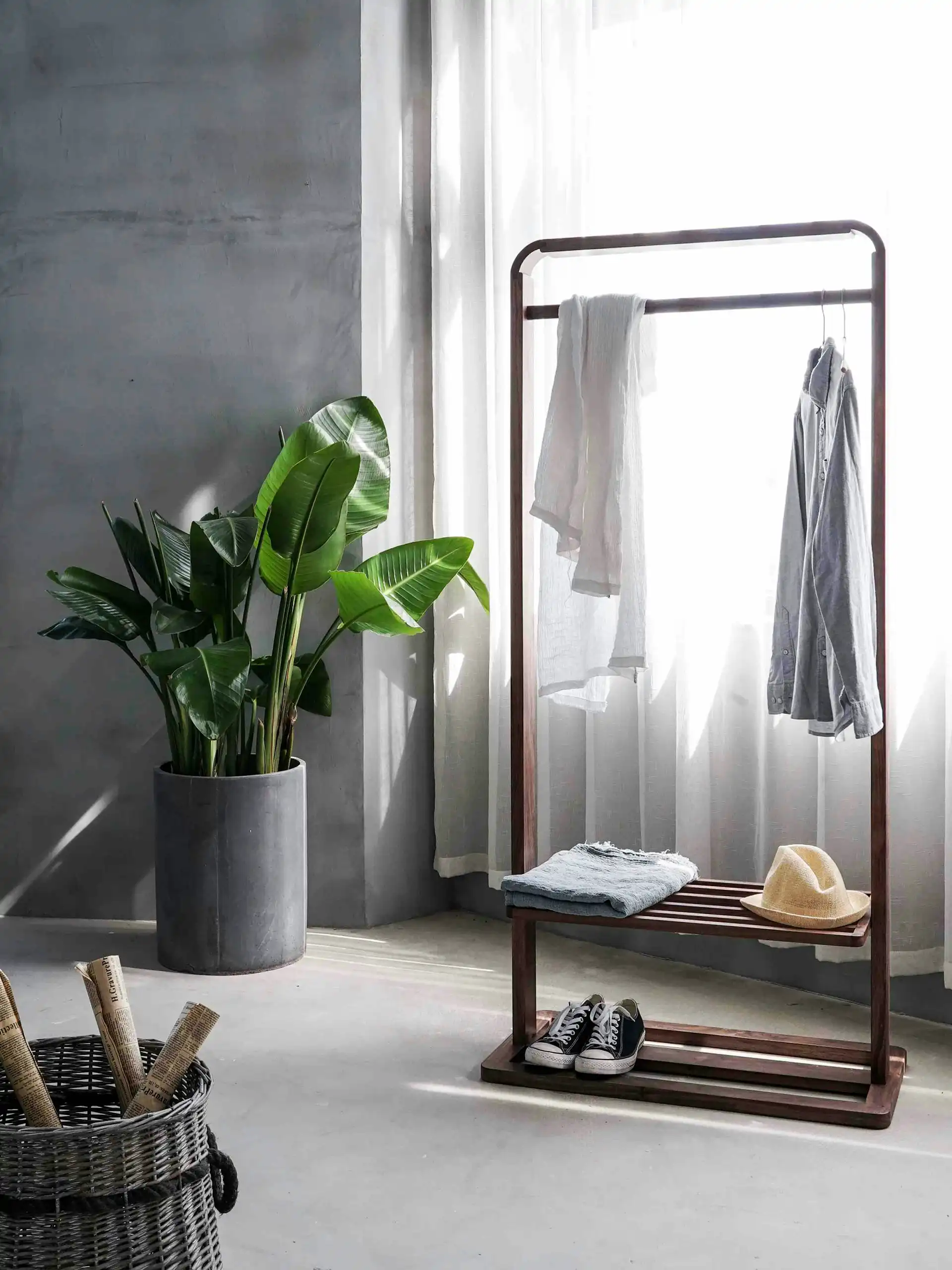 Well-lit bathroom with mirror cabinet and contemporary fittings