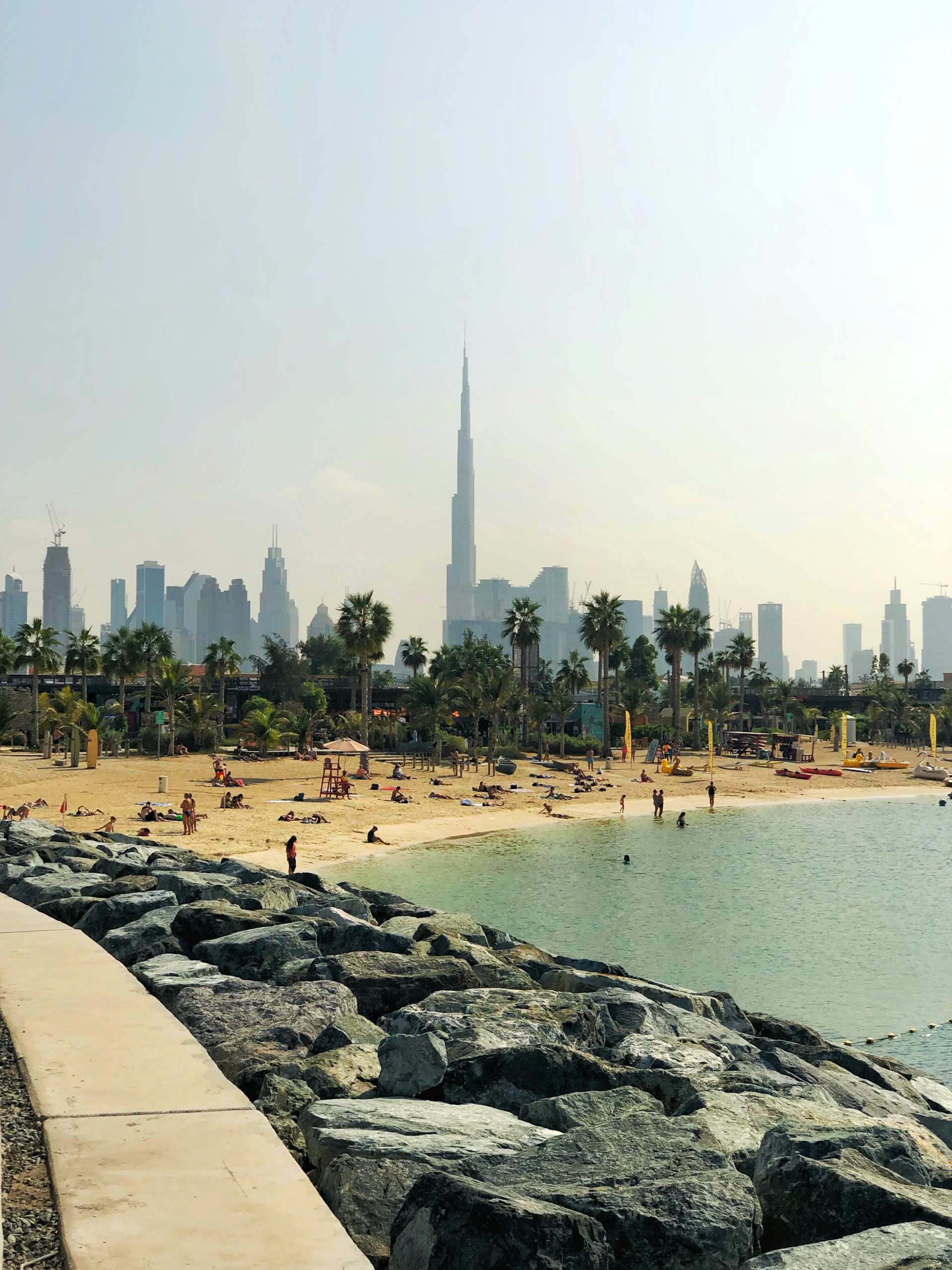 View of Dubai with high-rise towers and urban surroundings