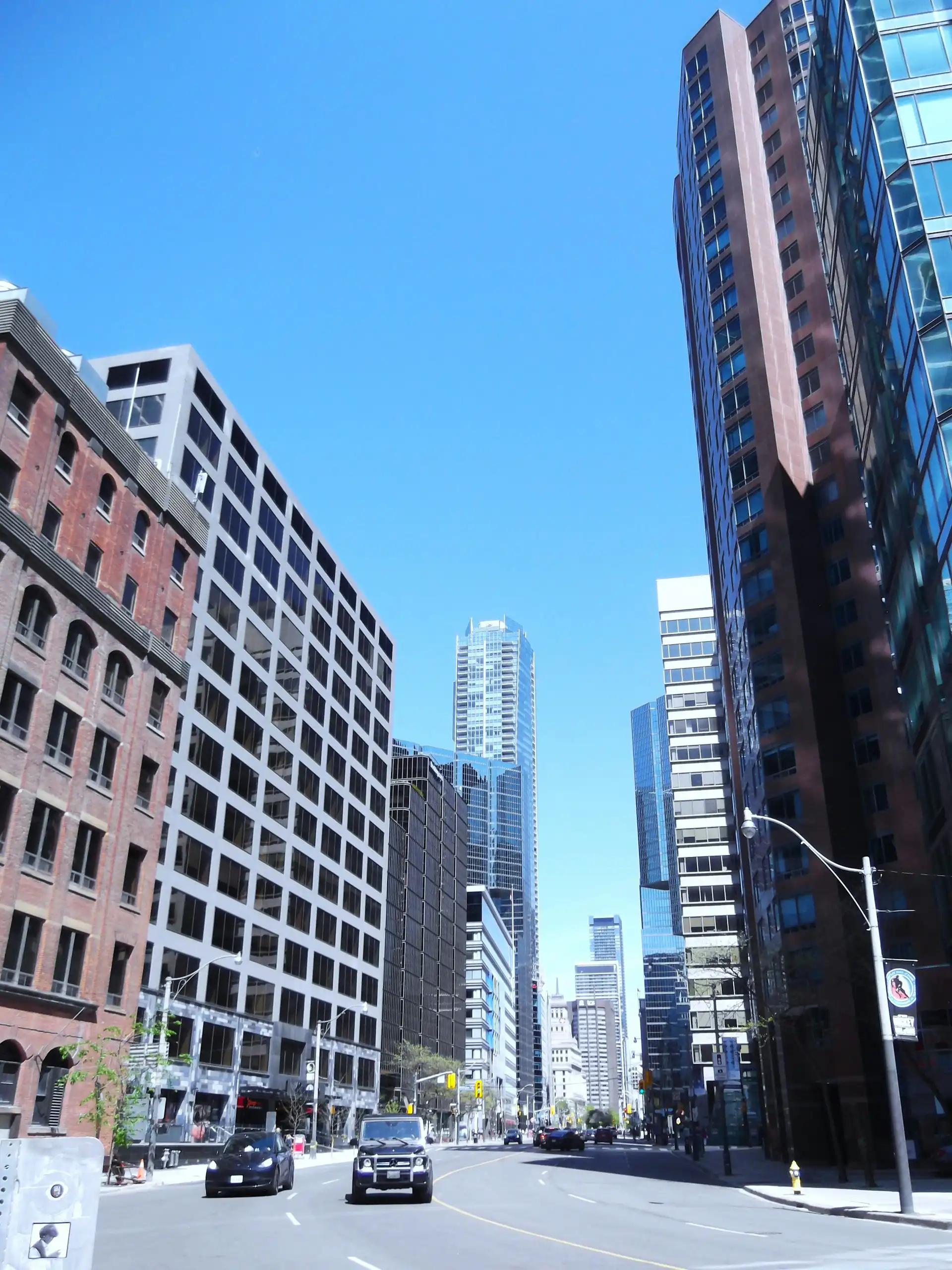 Dubai urban environment with mixed residential and commercial buildings